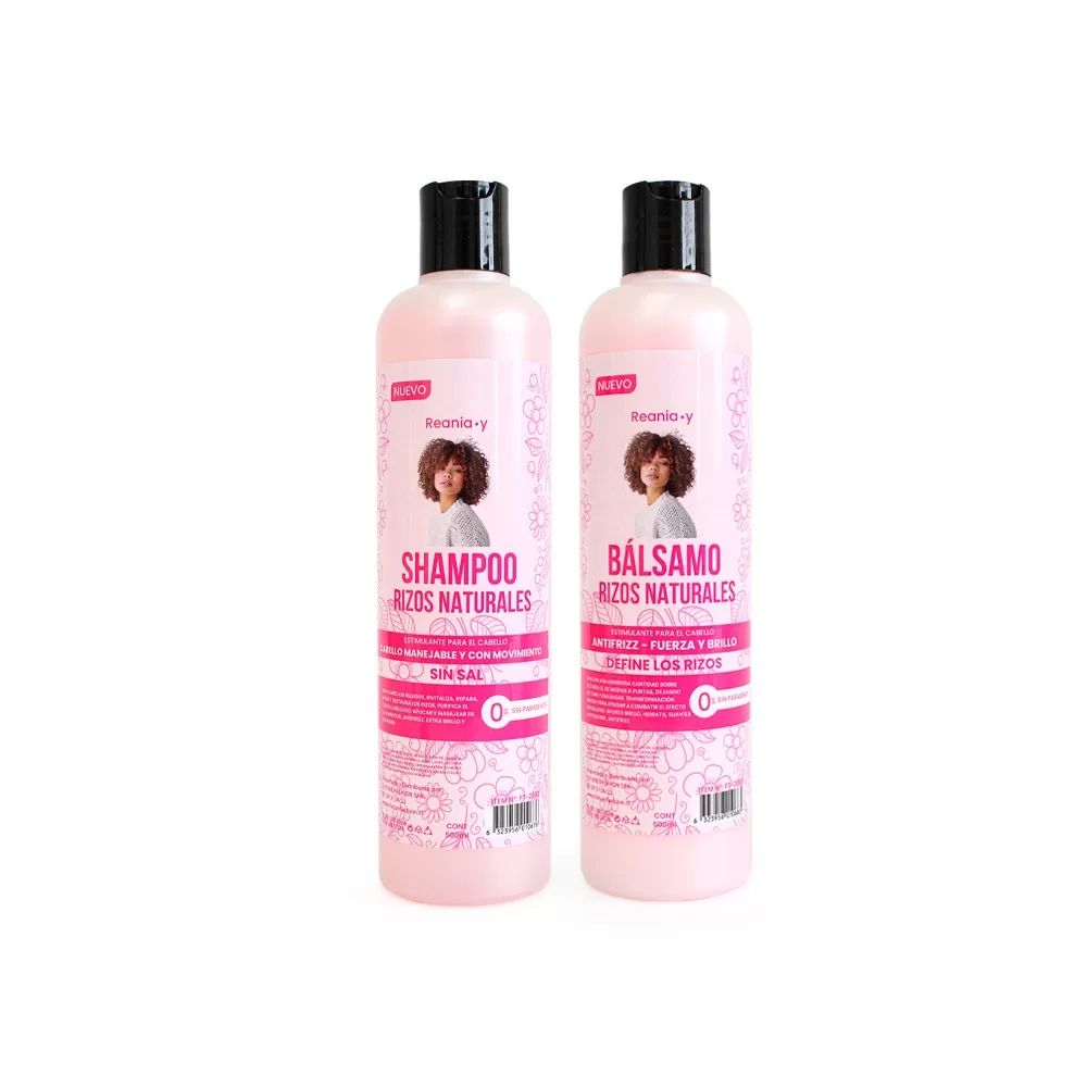 Pack shampoo y bálsamo rizos naturales