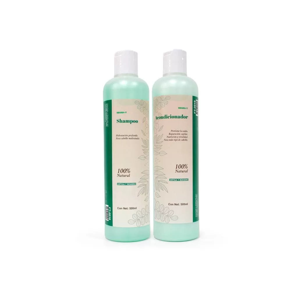 Pack shampoo + bálsamo ortiga y romero
