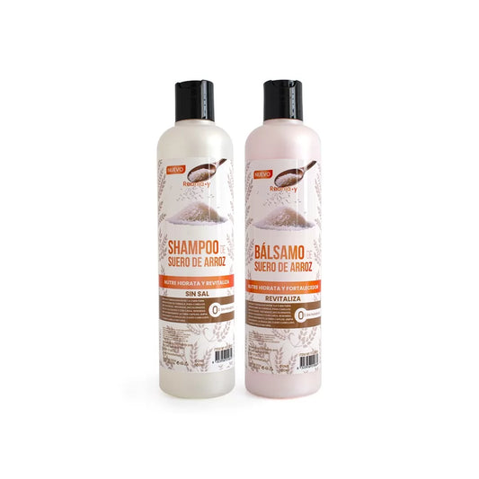 Pack shampoo + bálsamo suero de arroz