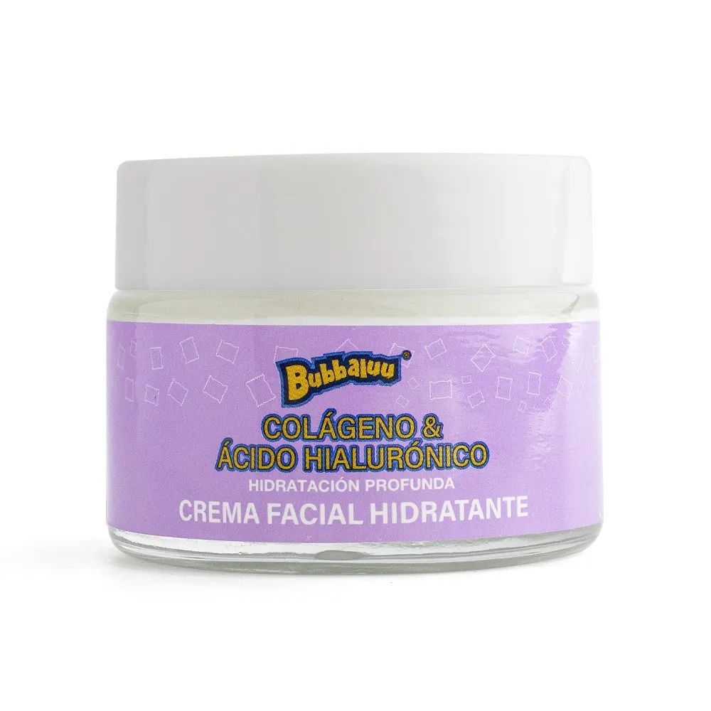 Crema facial hidratante colágeno y ácido hialurónico