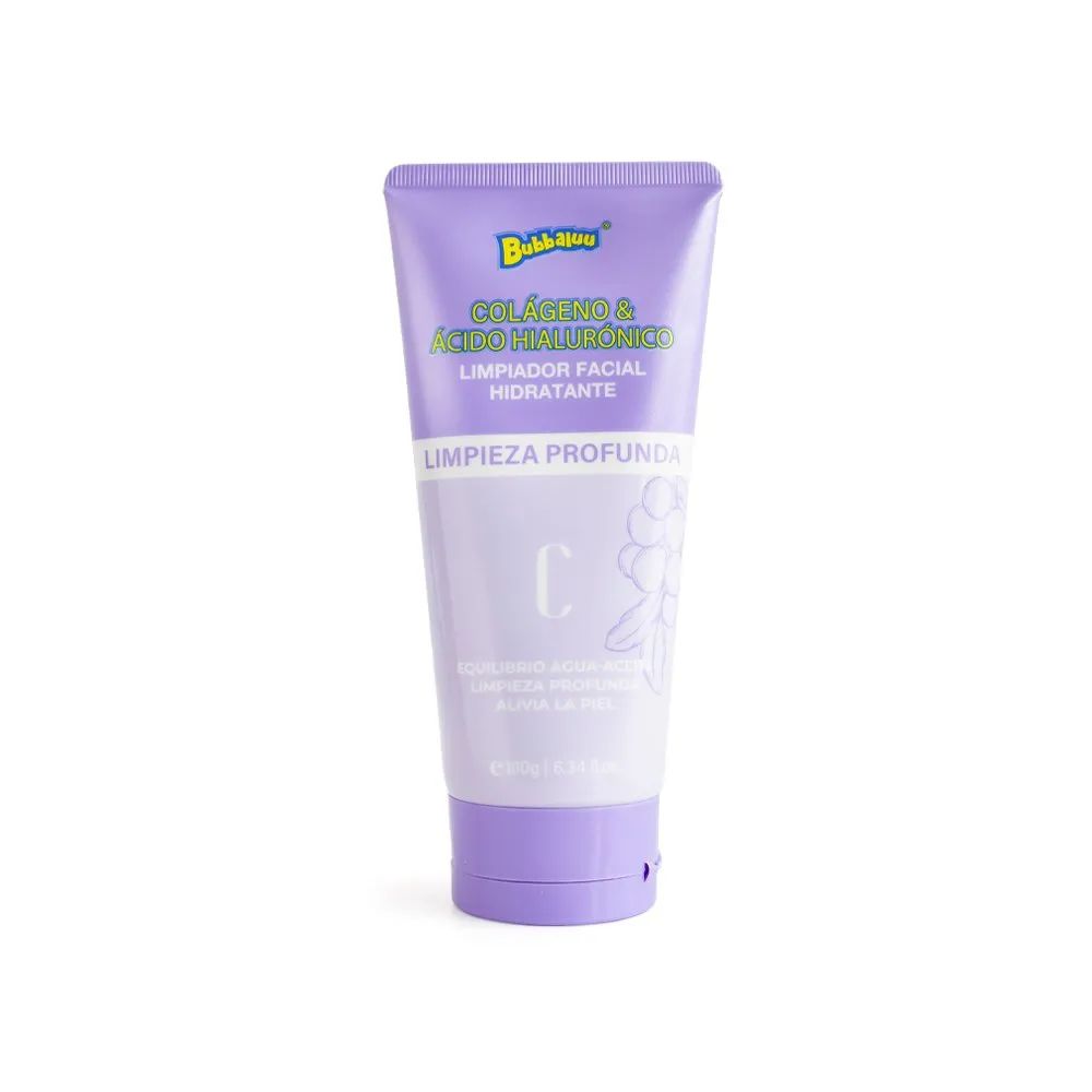 Limpiador facial colágeno y ácido hialurónico